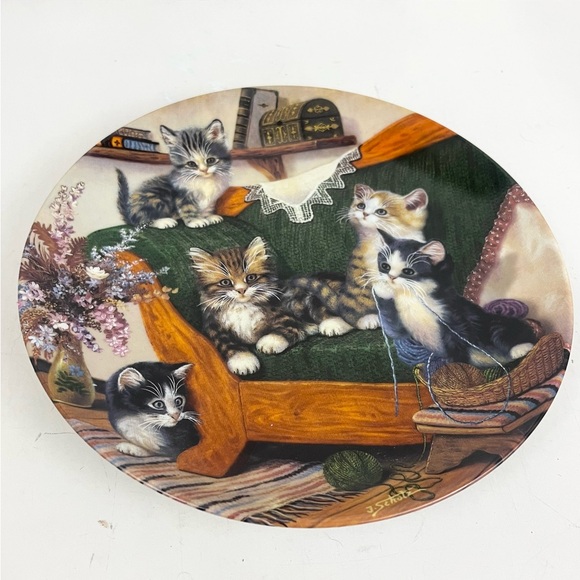 Vintage “Happy Tails ” Litter Rascals Collectors Plate - Picture 3 of 7